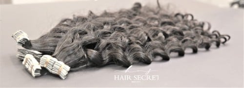 اكستنشن شعر طبيعي كيرلي ( 60 جرام طول 22 )