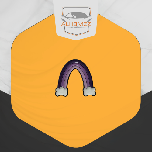 ستكر معدني لاصق - قوس بنفسجي