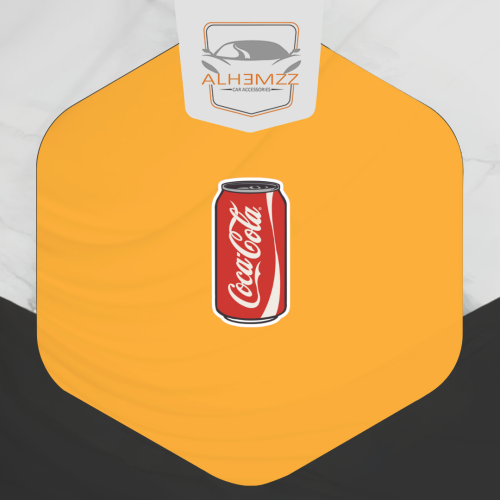 ستكر معدني لاصق - كوكولا