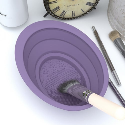 وعاء تنظيف فرش المكياج من السيليكون