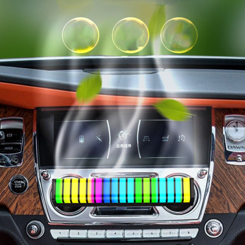 معطر جو بضوء LED بالروائح العطرية في السيارة