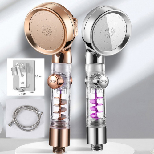 رأس دش عالي الضغط مع فلتر مزدوج