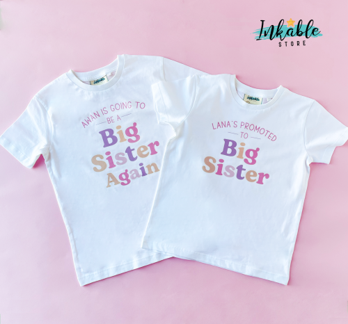 تيشرت الاخت الكبيره - Promoted to Big Sister