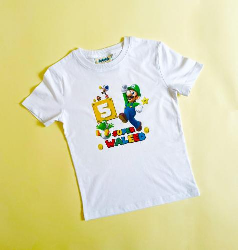 تيشرت عيد ميلاد لويجي - Luigi Birthday T-shirt