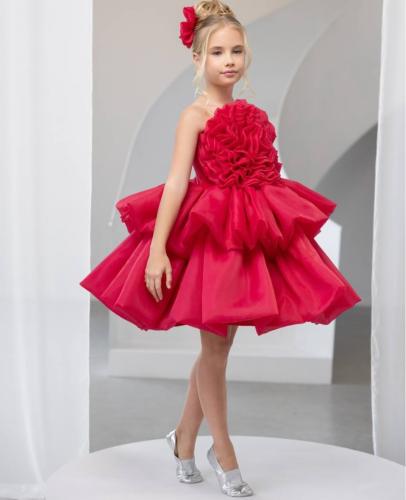 فستان شوق  + اكسسوار شعر