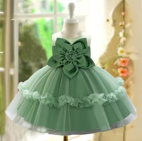 فستان دانه  + اكسسوار شعر