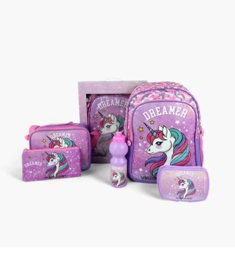 شنطه مدرسيه 5 قطع