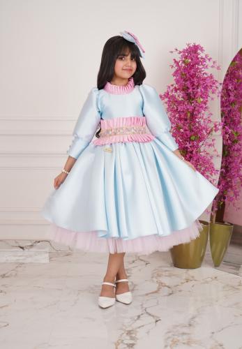 فستان سحر الجمال + اكسسوار شعر