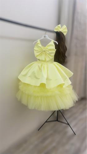 فستان فونك تل + اكسسوار شعر