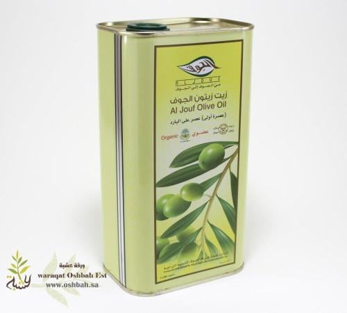 زيت زيتون الجوف , تنك 1 لتر
