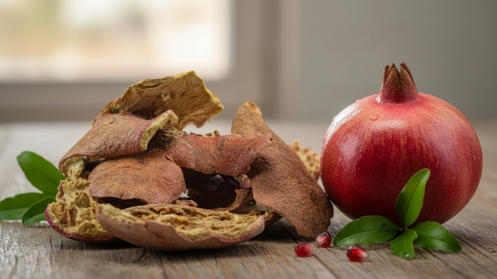 فوائد قشر الرمان