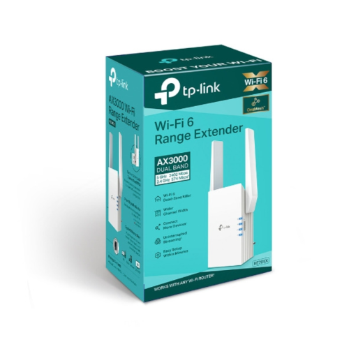 مقوي شبكة TP-Link RE705X AX3000 بتقنية WiFi 6