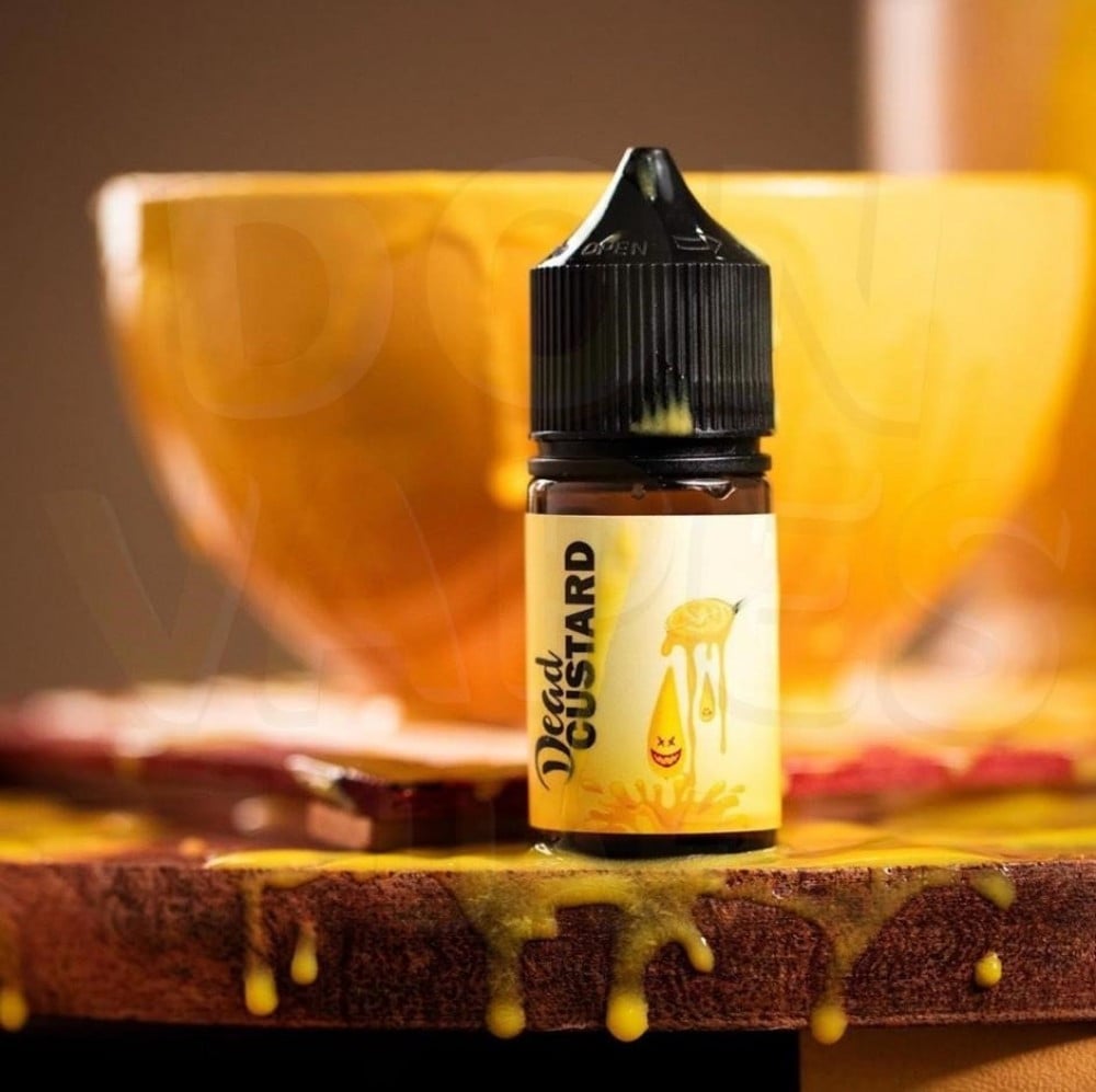 عمر بطارية طويل نكهة سولت ديد كاسترد Joosy World Dead CUSTARD Salt