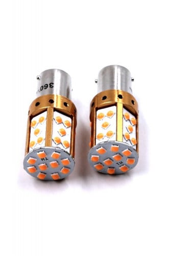 لمبة LED فليشر لف برنقالي