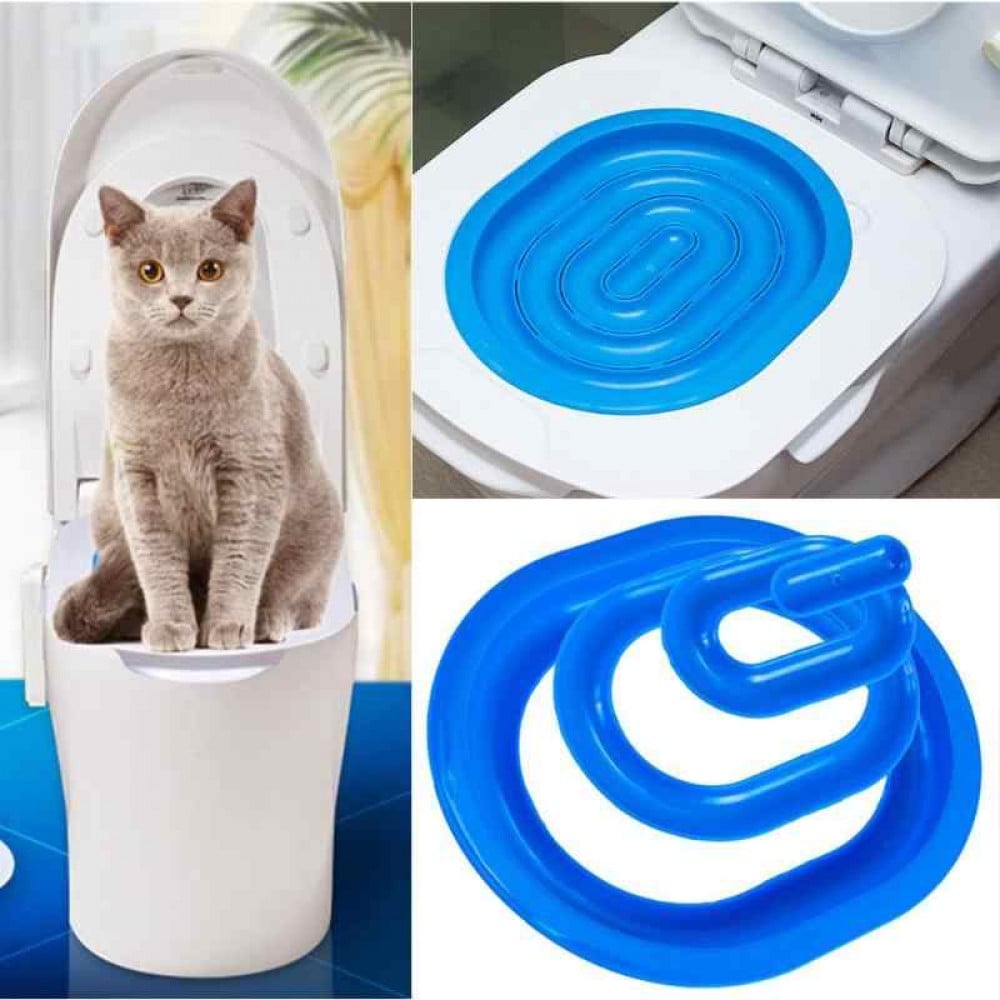 مجموعه ادوات تدريب القط على استخدام الحمام