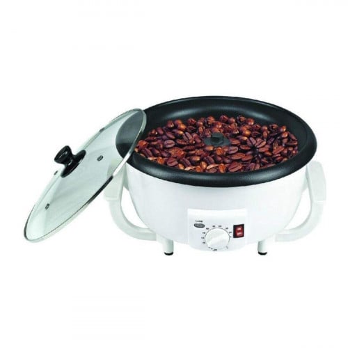 محمصة القهوة العربية من هوم ماستر HM-111  مصنوعة من مادة عالية الجودة تضمن توفير عمر افتراضي طويل  220-240 فولت  60-50 هرتز ضمان سنتين