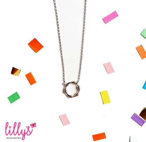 سلسال دائرة السعادة فضي