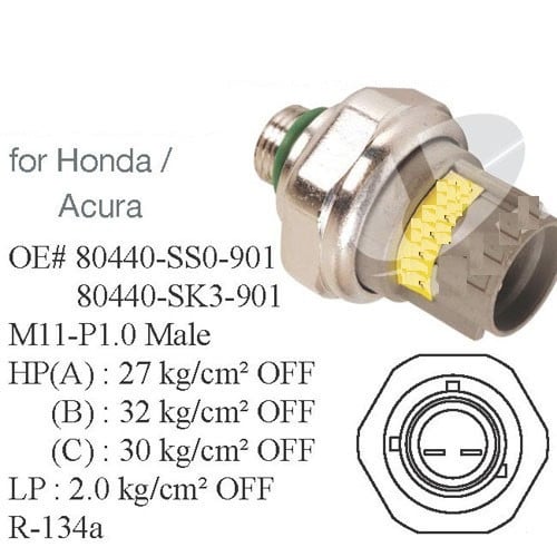 #10373W حساس برشر سوتش هوندا PRESSURE SWITCH HONDA...