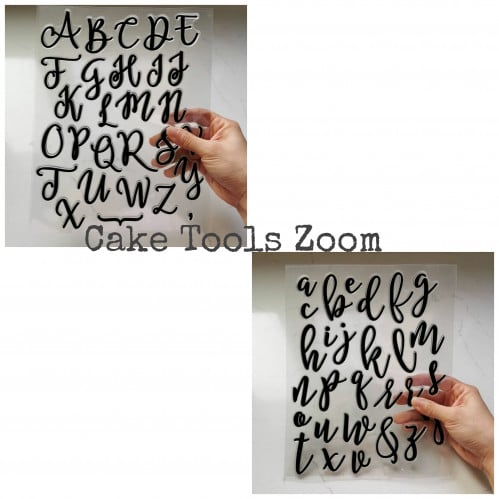 احرف اختام للكيك كابيتال و سمول