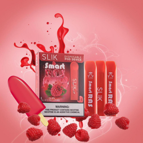 جديد سحبة جاهزة سليك ايسكريم توت احمر Slik Smart Ras