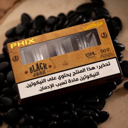 بودات PHIX الشهيرة نكهة بلاك جاك PHIX BLACKJACK فيكس