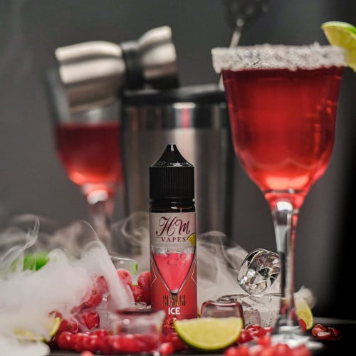 نكهة فيب كوزمو التوت البري مع الليمون والرمان بارد HM Vapes Cosmo ICE