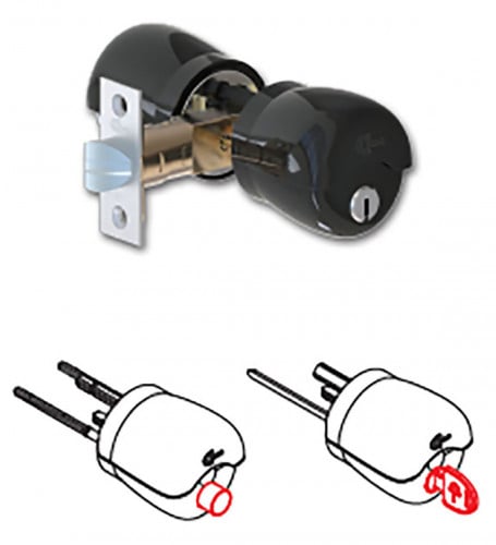 كيلون رمانه مفتاح وضغط لون اسود