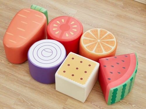 طقم الخضراوات و الفواكه 6 قطع