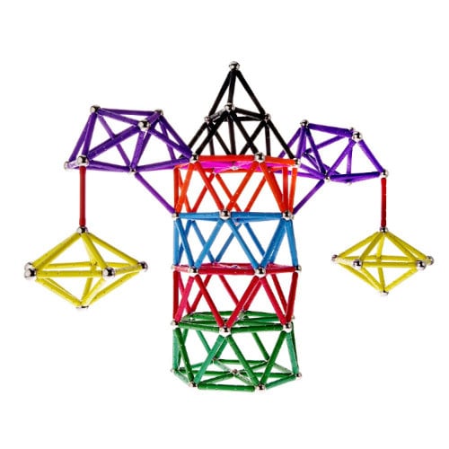 بناء وتركيب المغناطيس 68 قطعة