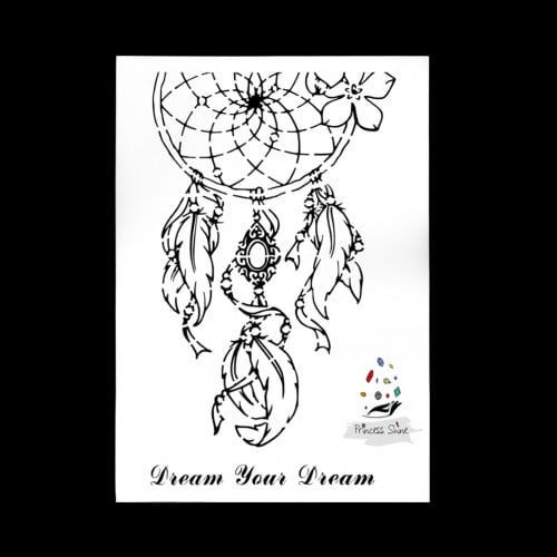 177 - استنسل شماعة الأحلام ( A4 )