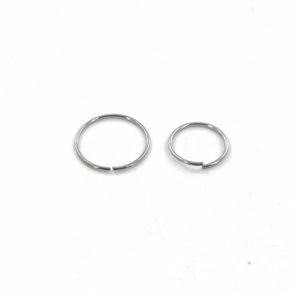 20g Silver Hoop Bendable