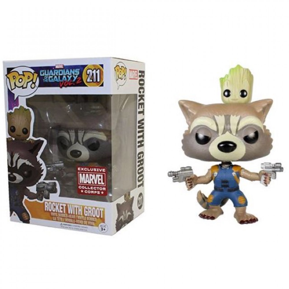 Guardian Of The Galaxy Rocket With Groot Geek Di