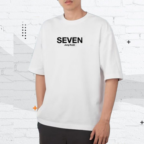تيشرت اوفرسايز مطرز SEVEN