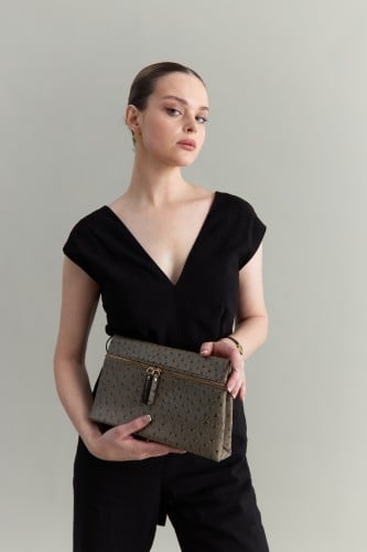 Ostrich clutch