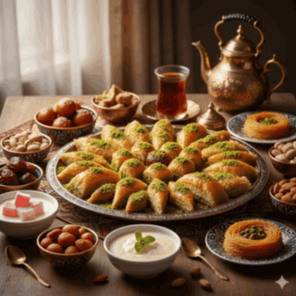 أنواع الحلويات الشرقية وطريقة عملها