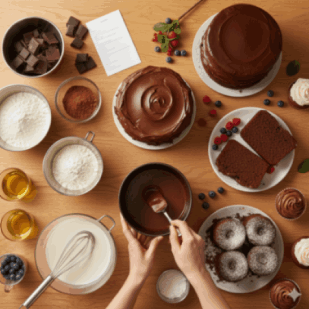 طرق عمل كيكة الشوكولاته