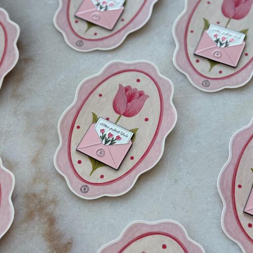 بطاقة بروش يوم المعلم