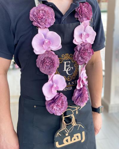 تعليقة ورد صناعي ( اكرليك اسود )