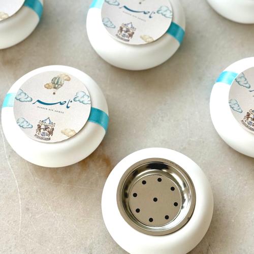 مبخرة دائرية تصميم خاص 12 حبه