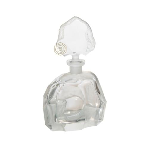 عبوة فاخرة من كريستال بوهيمي تصميم حديث شفافة | صناعة يدوية من التشيك | حجم كبير 600 مل