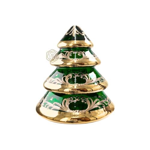 فازة " شجرة الصنوبر " باللون الأخضر | حجم صغير