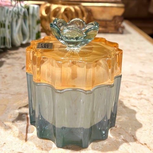 علبة كريستال ايطالي حجم اوقية