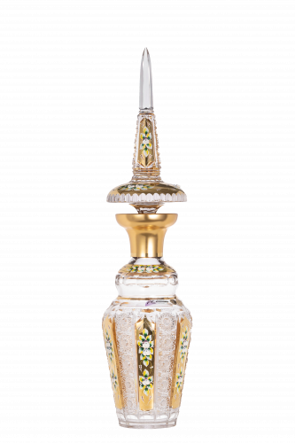 برج كريستال بوهيمي منقوش ذهبي