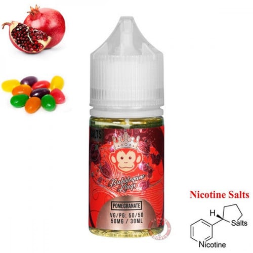 نكهة سولت ملك العلكة رمان Bubblegum Kings Pomegranate Salt
