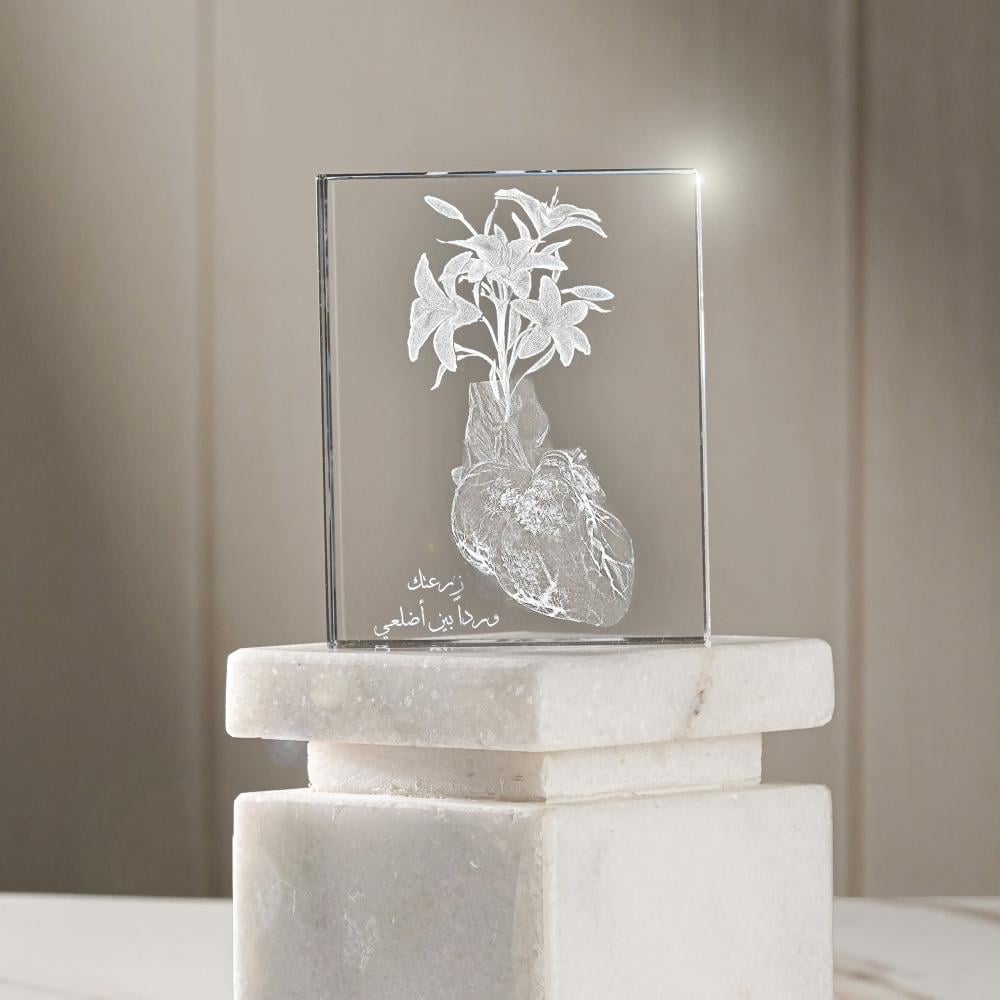 Teshrine Crystal, designed Lily Flower