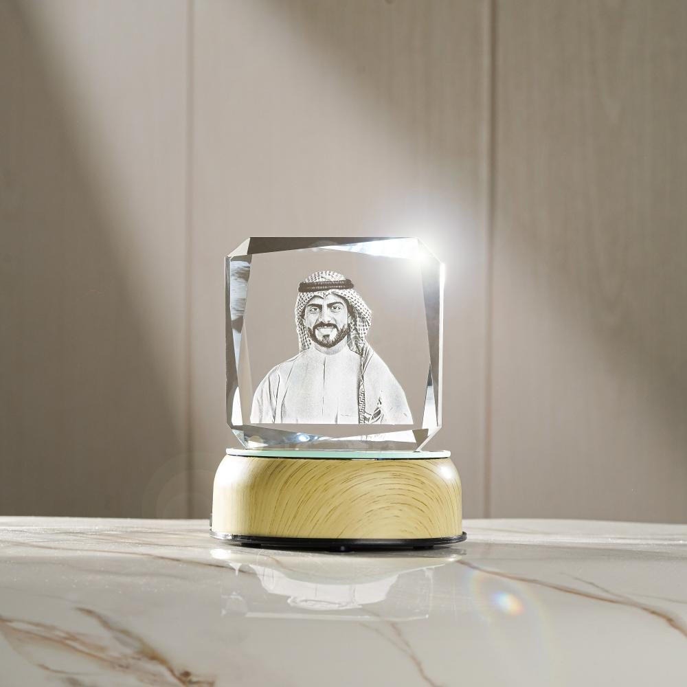 كريستال البرليان بحفر 3D