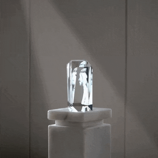 كريستال البرليان بحفر 3D