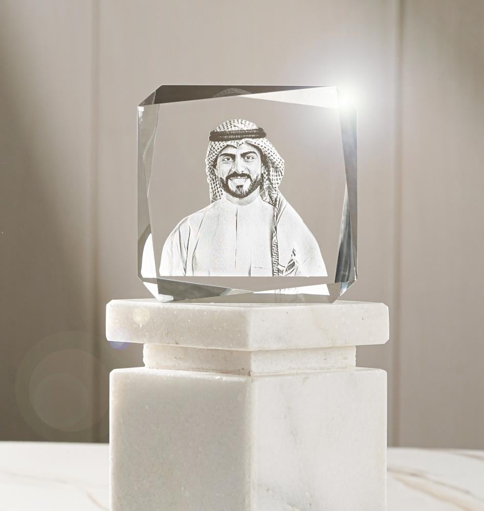 كريستال البرليان بحفر 3D