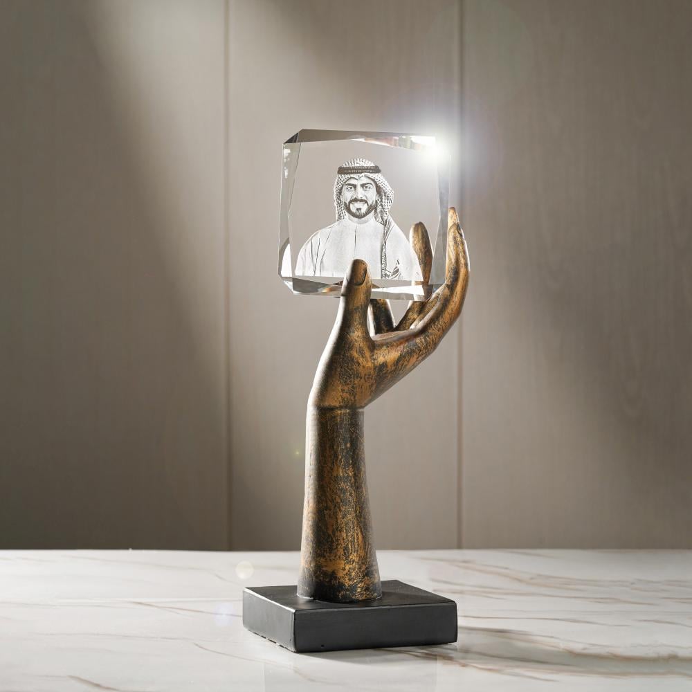 كريستال البرليان بحفر 3D