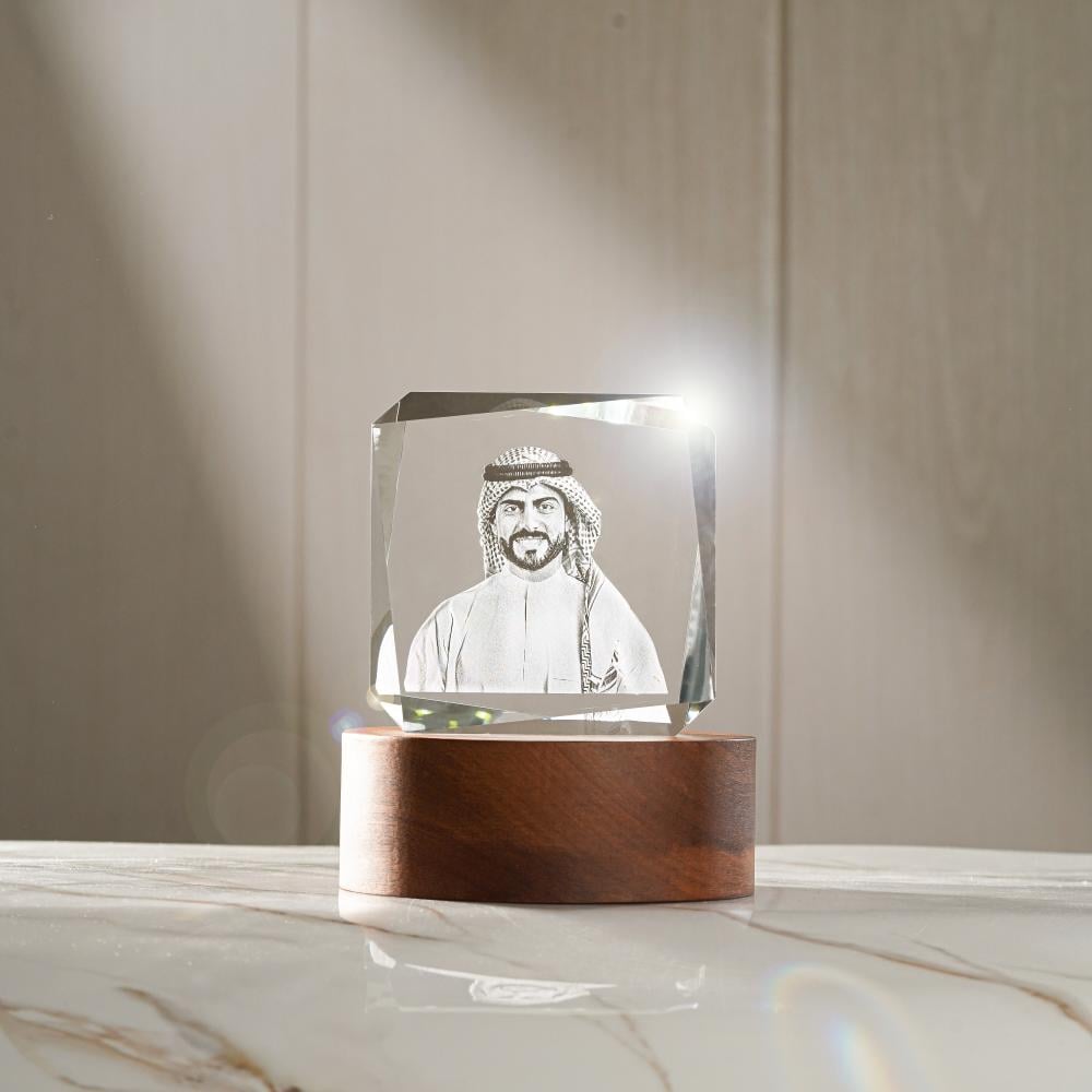 كريستال البرليان بحفر 3D